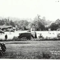 Auto camp in 1927 at Skinner's Butte Park (formally Riverview Park.)